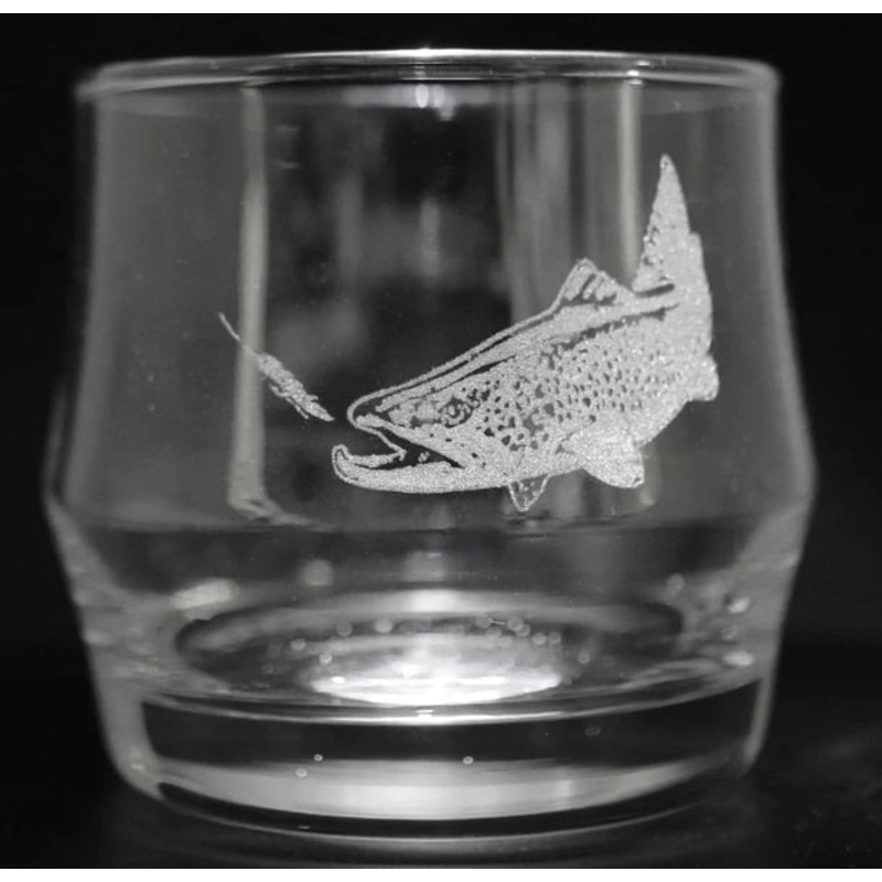 Rep Your Water – The Chase – Etched Rocks Glass