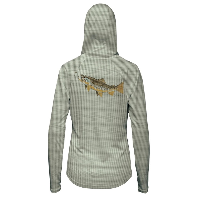 Rep Your Water Women’s Hungry Brown Flolite Sun Hoody