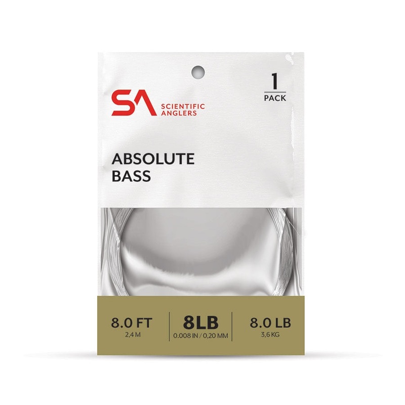 Scientific Anglers Absolute Bass Leader – Single Pack