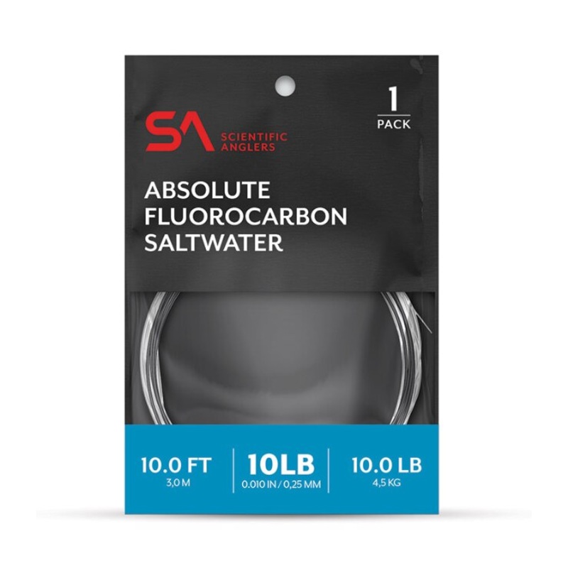 Scientific Anglers Absolute Saltwater Fluorocarbon Leader – Single Pack