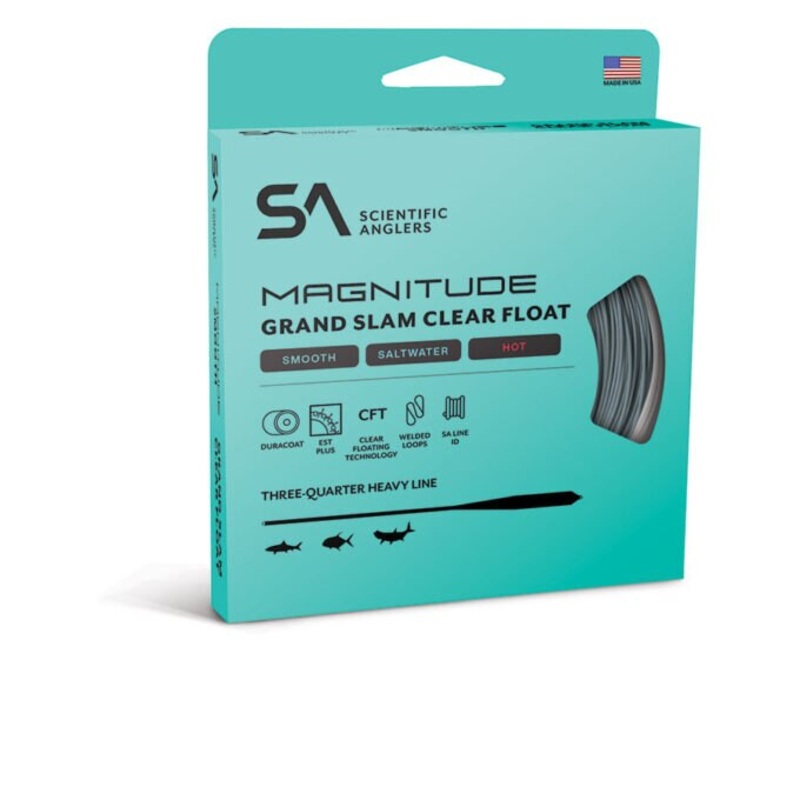 Scientific Anglers Magnitude Smooth Grand Slam 10′ Clear Float Tip Fly Line