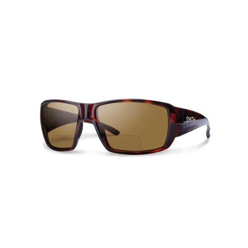 Smith Guide’s Choice Bifocal Sunglasses – Matte Havana / Polarized Brown +2.00