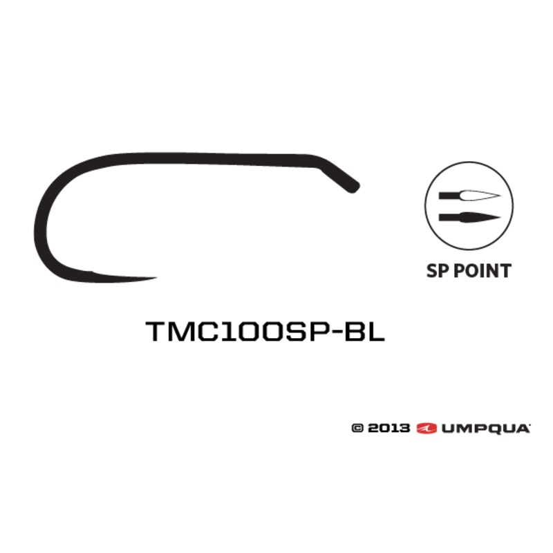 Tiemco TMC 100SPBL Super Point Barbless Dry Fly Hooks – 100 Pack