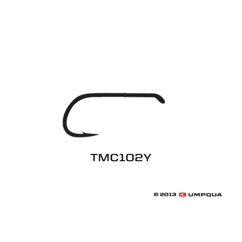 Tiemco TMC 102Y Down Eye Hooks – 100 Pack