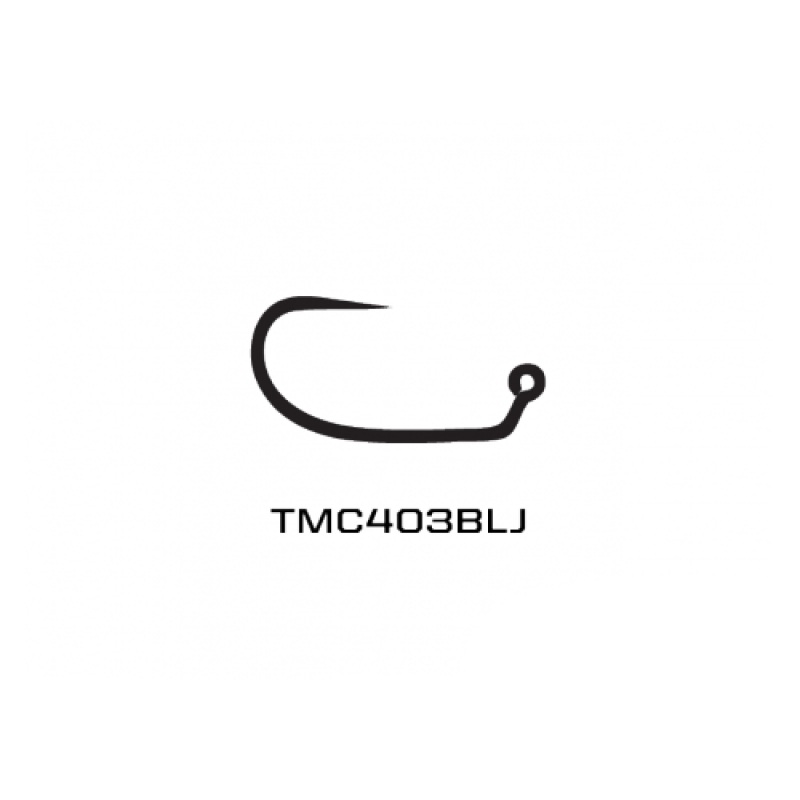 Tiemco TMC 403BLJ Barbless Jig Nymph Hooks – 25 Pack
