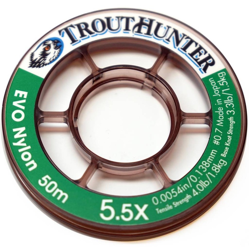 TroutHunter Evo Nylon Tippet|7X|5X|4.5X|5.5X|6X|4X|3X|2X