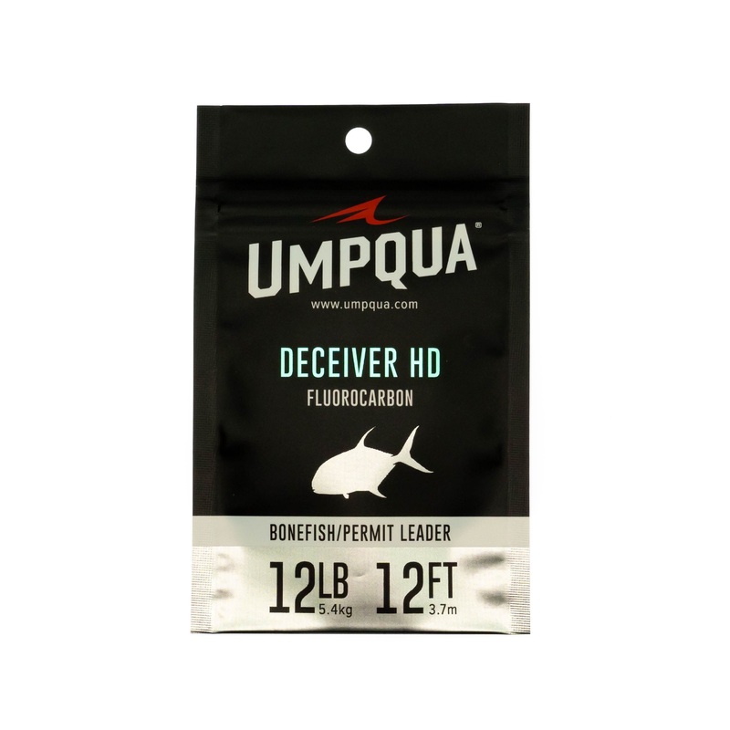 Umpqua Deceiver HD Bonefish/Permit 12ft Fluoro Leader – Single Pack