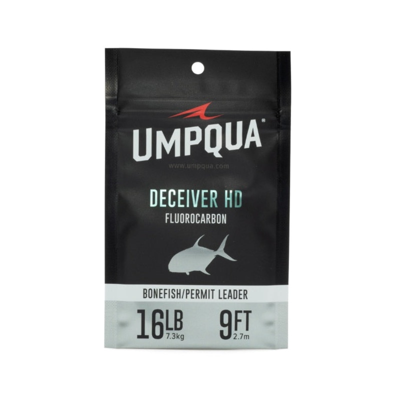 Umpqua Deceiver HD Bonefish/Permit 9ft Fluoro Leader – Single Pack