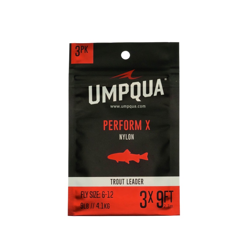 Umpqua Perform X Trout Leaders – 3 Pack