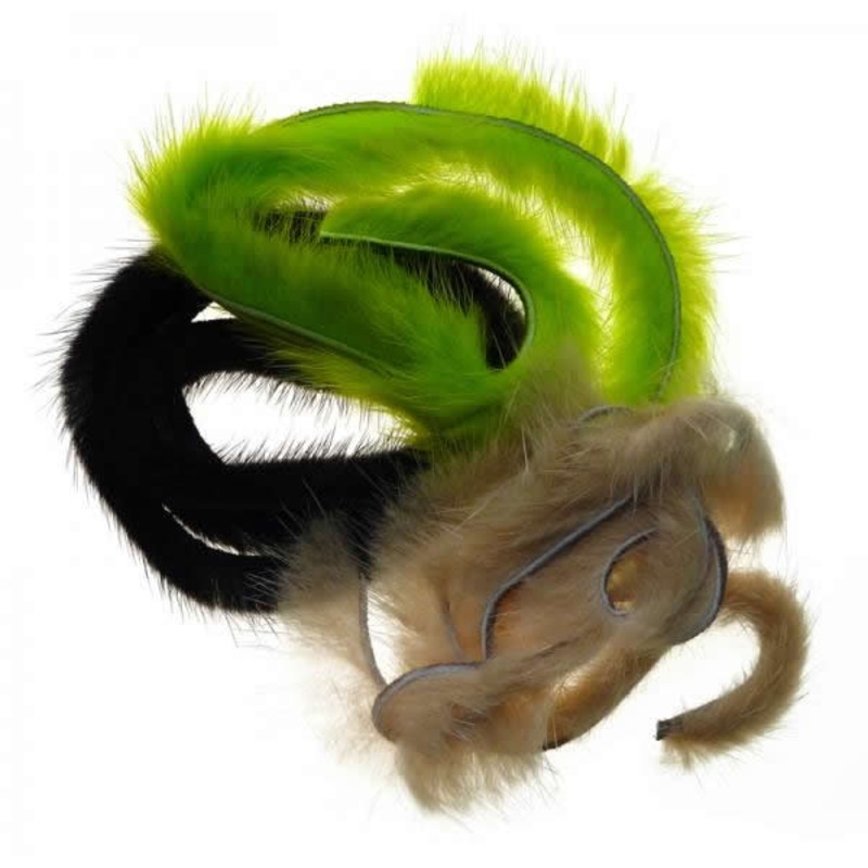 Wapsi Micro Mink Zonkers|White|Grey|Tan|Olive|Black|Natural Brown