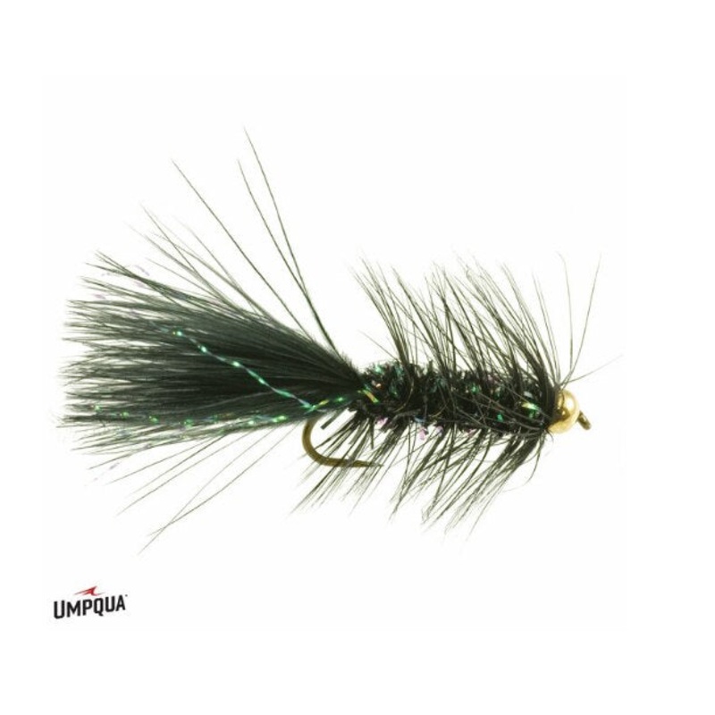 Crystal Bugger – Umpqua Fly|Black|Olive|Size 10|Size 6|Size 8