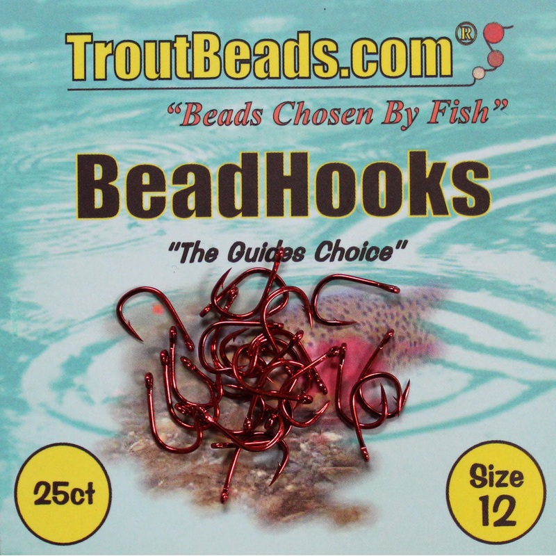 Trout Bead Hooks – Red|10|12