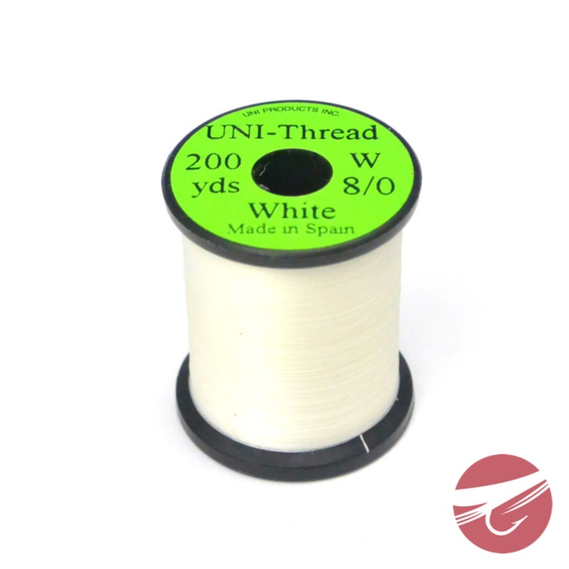 Uni-Thread 8/0|Fluorescent Green|Mahogany|White|Yellow|Orange|Grey|Rusty Dun|Tan|Rusty Brown|Light Olive|Red|Wine|Green|Dark Brown|Olive|Purple|Light Cahill|Black|Pink|Iron Grey|Olive Dun|Camel|Fluorescent Orange|Fluorescent Fire Orange|Fluorescent Chartr