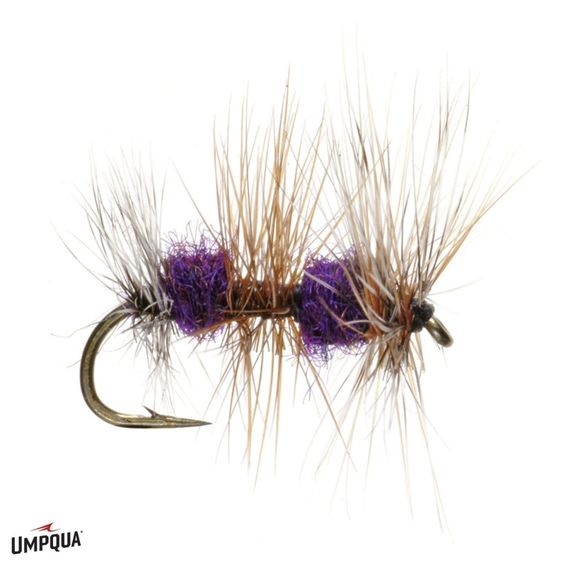 GT Triple Double – Umpqua Fly|Amber|Purple|Size 14|Size 16