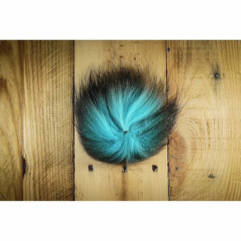 Arctic Fox Tail Hair – Kingfisher Blue