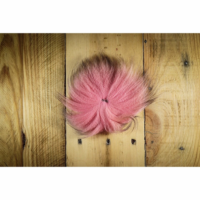 Arctic Fox Tail Hair – Pink