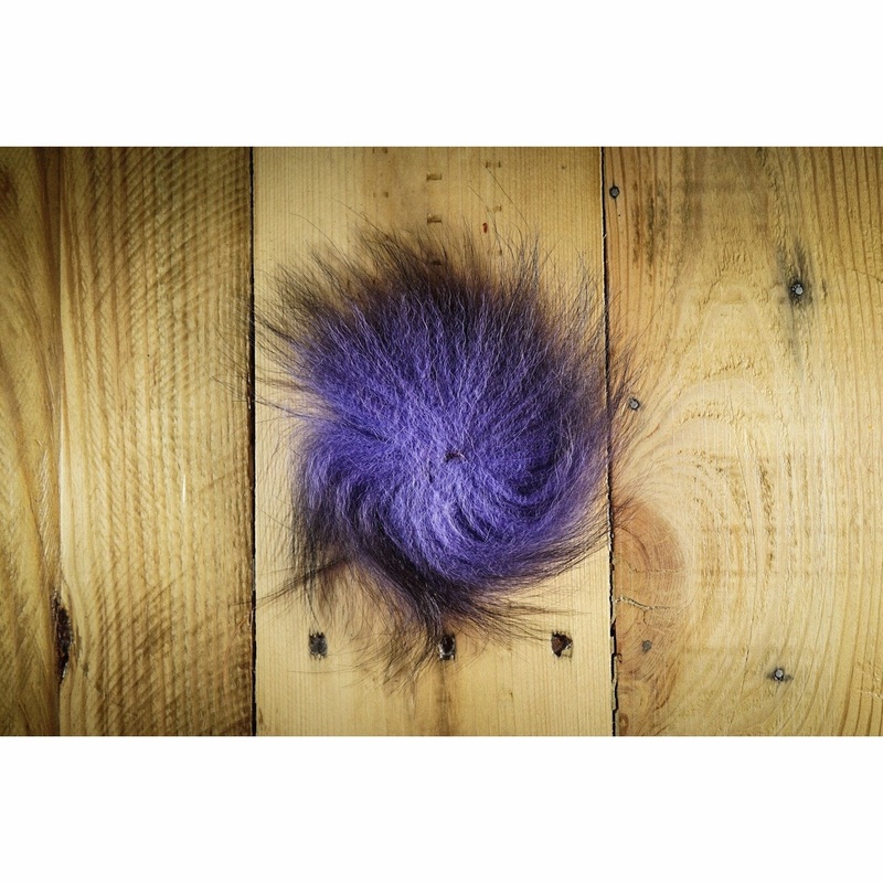 Arctic Fox Tail Hair – Purple
