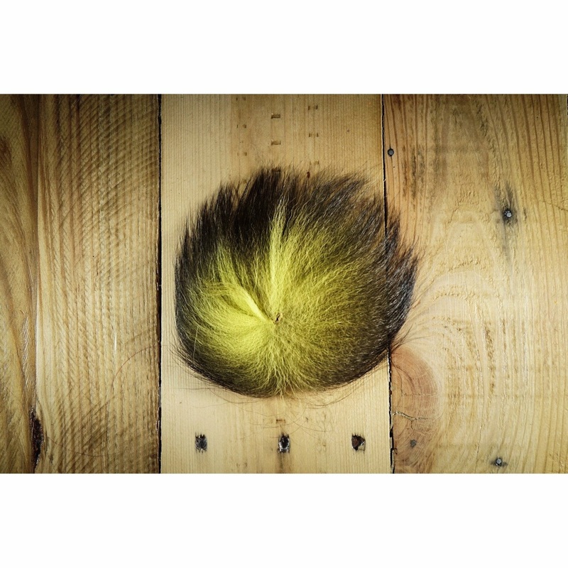 Arctic Fox Tail Hair – Yellow