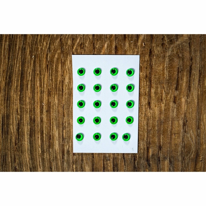 Fluorescent Fly Eyes – 1/8 3mm Green