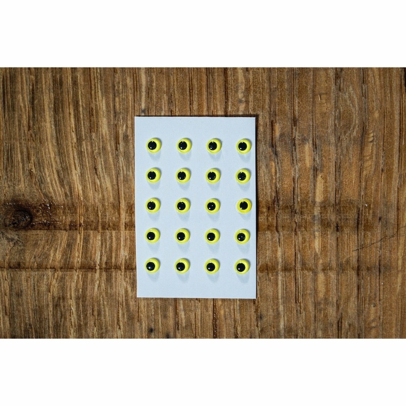 Fluorescent Fly Eyes – 1/8 3mm Yellow