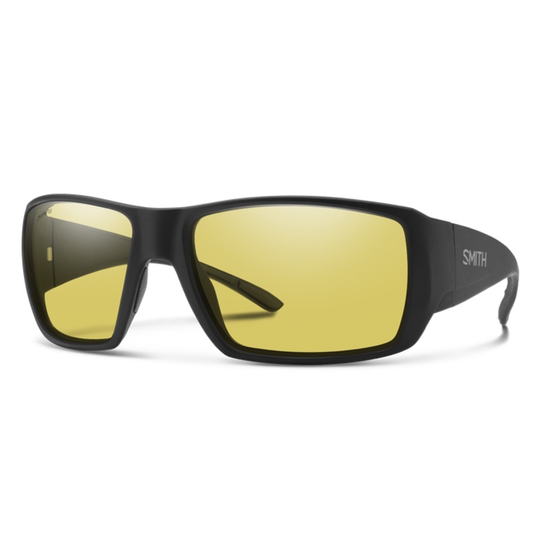 Smith Guides Choice XL Matte Black w/ChromaPop Glass Polarized Low Light Yellow (IN STOCK)