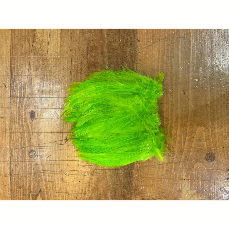 Strung Neck Hackle –  Chartreuse