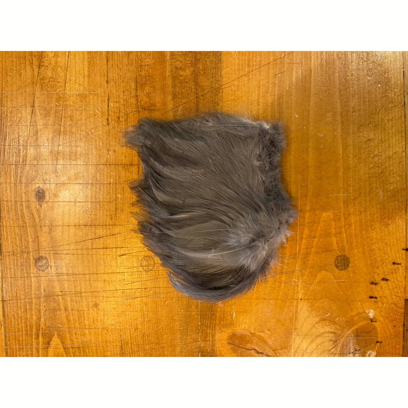 Strung Neck Hackle –   Shad Gray