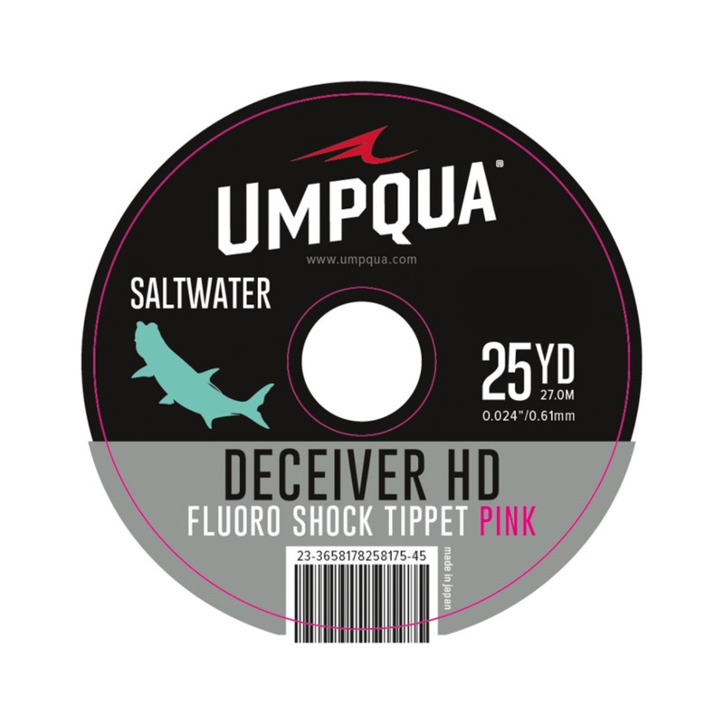 UMPQUA – DECEIVER HD SALTWATER FLUORO SHOCK TIPPET – PINK