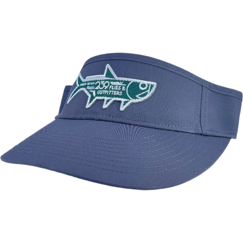239 OG Tarpon HQ Grey Tarpon Visor