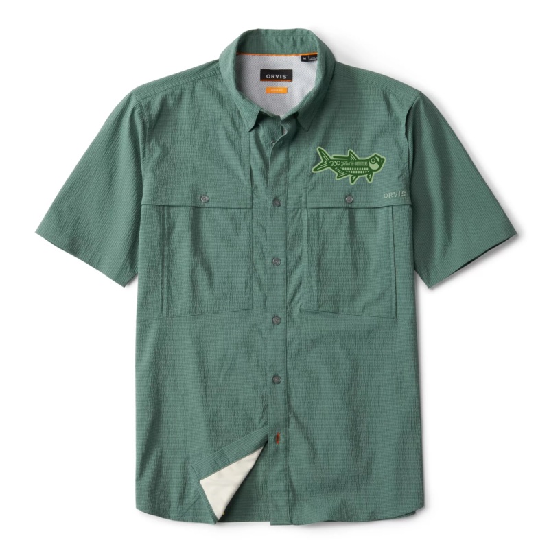 239Flies X Orvis Open Air Caster Green Tarpon SS – Peacock/Aloe