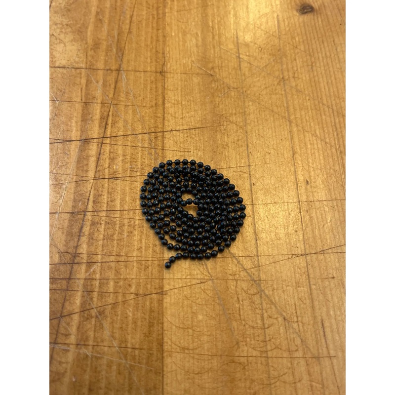 Bead Chain – X-Small, Black