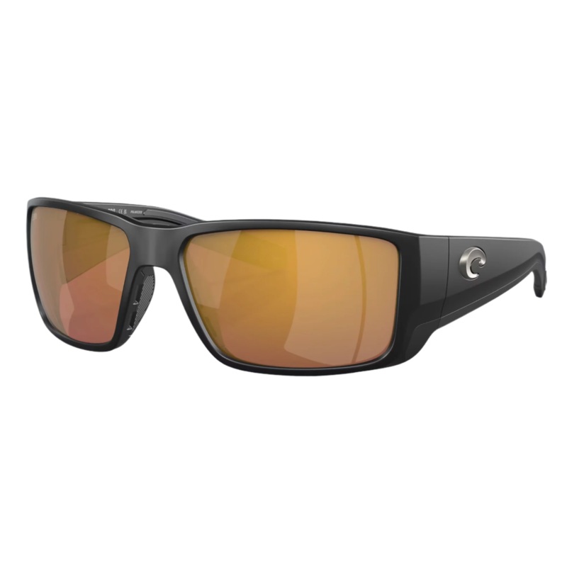 Costa – BLACKFIN PRO, Matte Black, Gold Mirror Polarized Glass (IN STOCK)