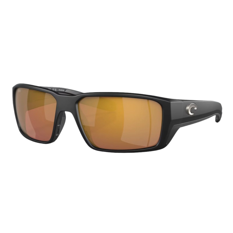 Costa – FANTAIL PRO, Matte Black, Gold Mirror Polarized Glass (IN STOCK)