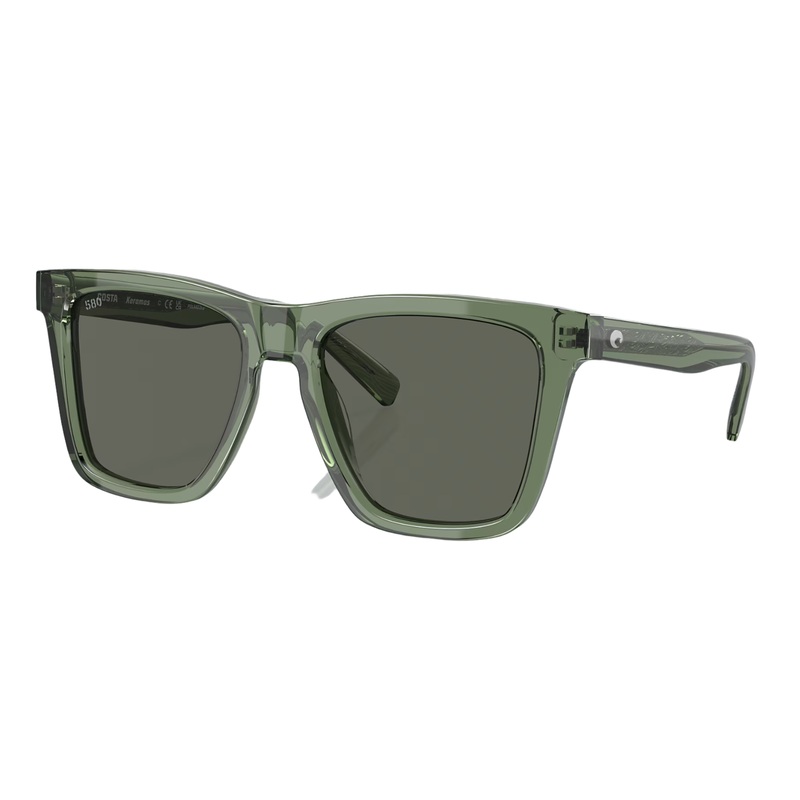 Costa  – Keramas, Olive w/ Gray Mirror Polarized Glass (IN STOCK)