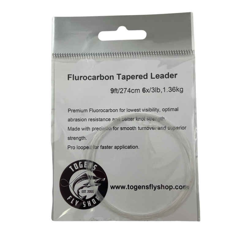 Fluorocarbon Tapered Leaders|9ft|0x – 10.63lb|1x – 9.06lb|2x – 7.79lb|3x – 6.82lb|4x – 5.35lb|5x – 4.29lb|6x – 3.04lb