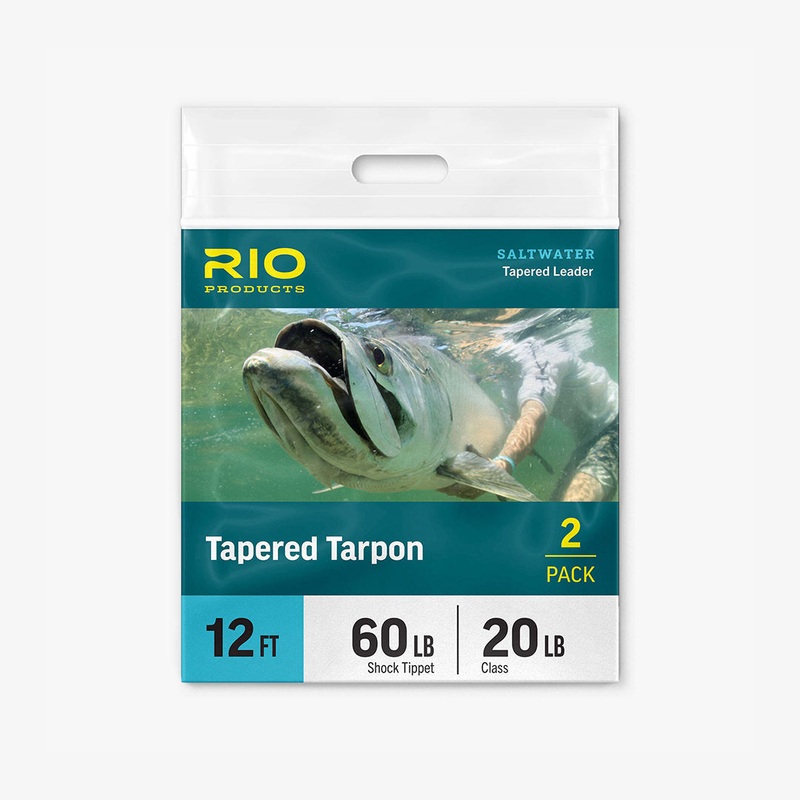 TAPERED TARPON 12FT|20/40LB FC SHOCK- 2PK|30/60LB FC SHOCK- 2PK