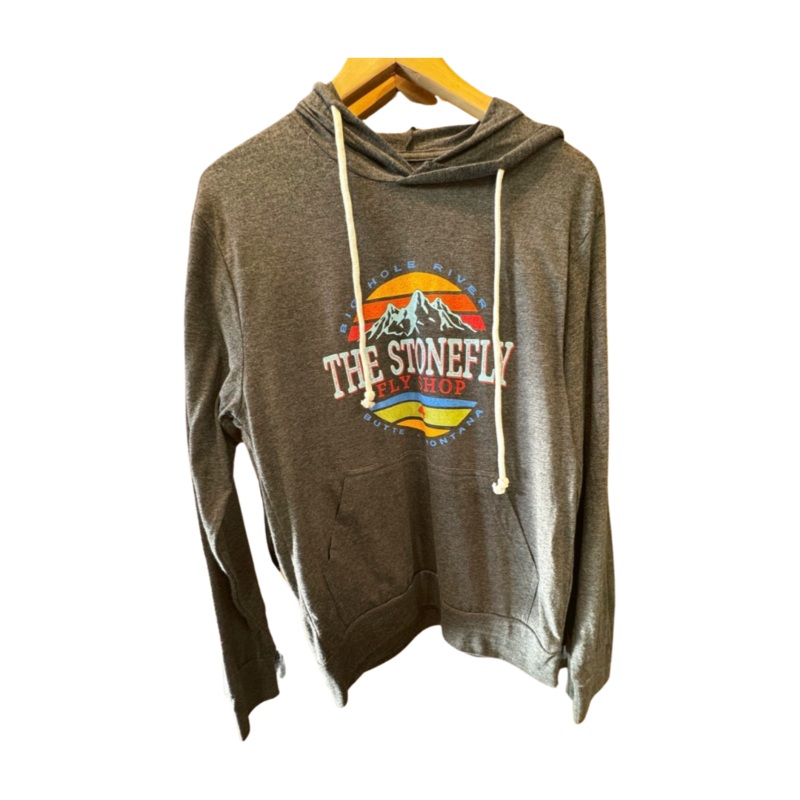CAPTIVO MTNS/JUMP TROUT FF MENS TRIBLEND HOODED TSHIRT