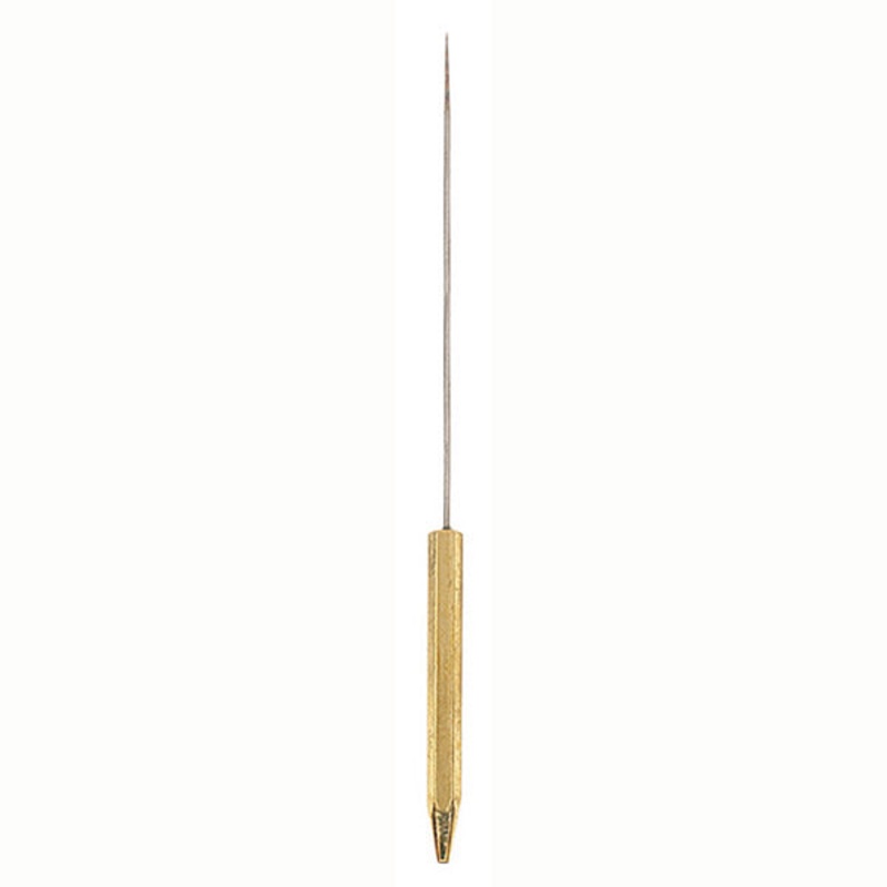 DR SLICK BODKIN, 5, W/ HALF HITCH TOOL, GOLD, BRASS