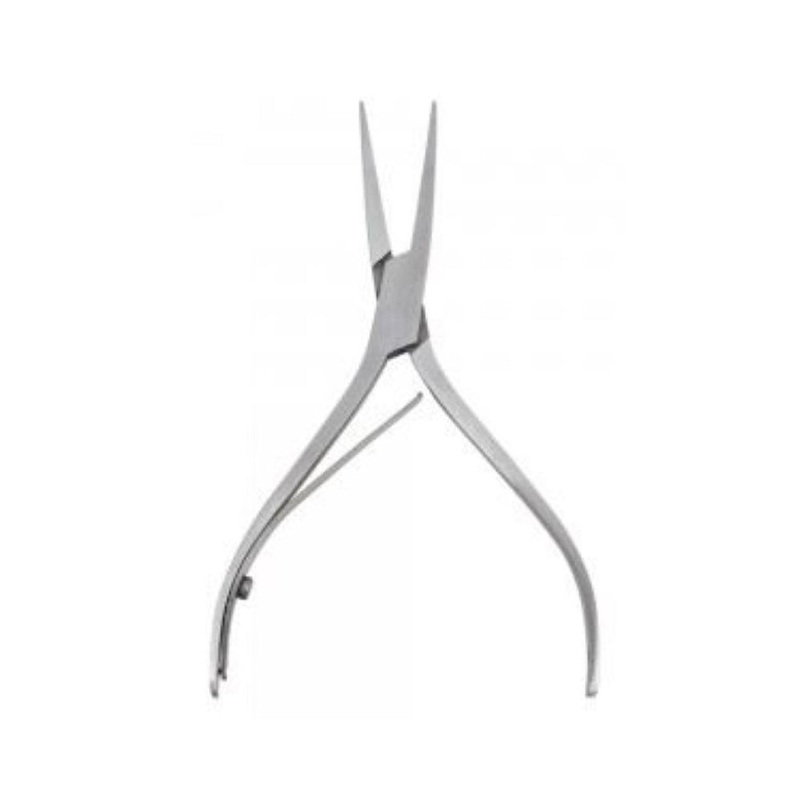 ECO MINI BARB CRUSHER PLIER, 4, SATIN, STRAIGHT