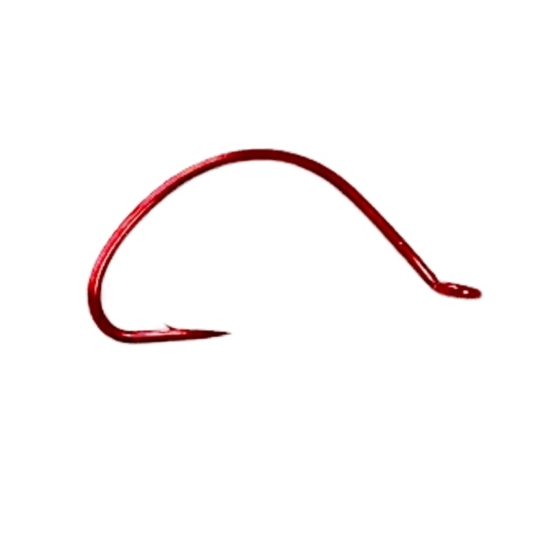 KUMOTO Wide Gap Nymph Hook-Red