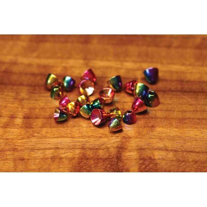 RAINBOW BRASS CONES|5/32″ 4MM|3/16″ 4.8MM|7/32″ 5.5MM|1/4″ 6.3MM