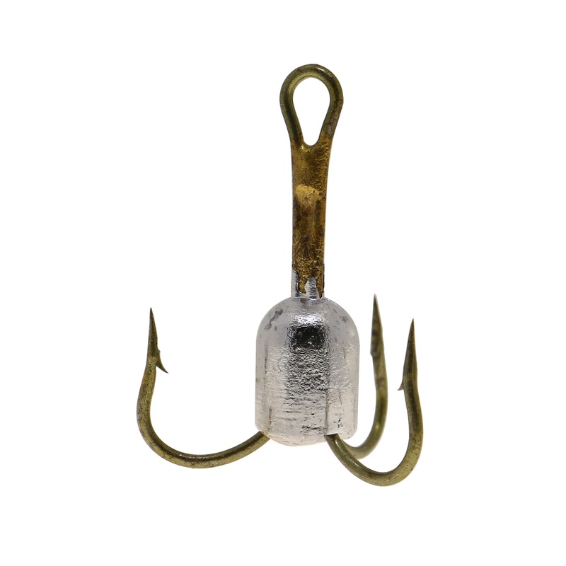 Temorah Weighted Treble Hooks|1.25 oz. (10 Pack)|1.5 oz. (10 Pack)|2.5 oz. (10 Pack)|Unpainted