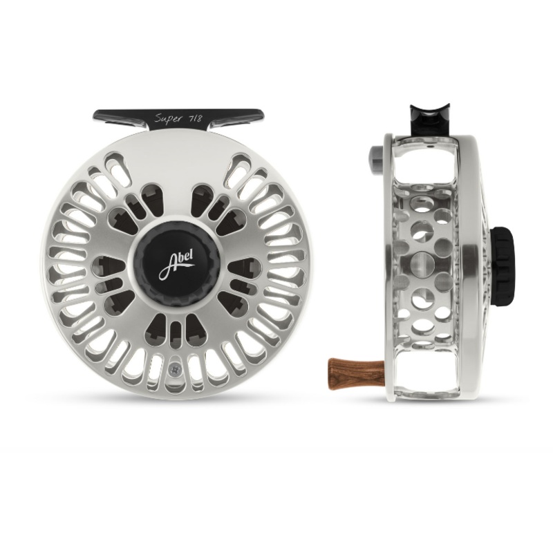 Abel Super Series Fly Reel|7/8|6/7|9/10|11/12|Platinum|Black
