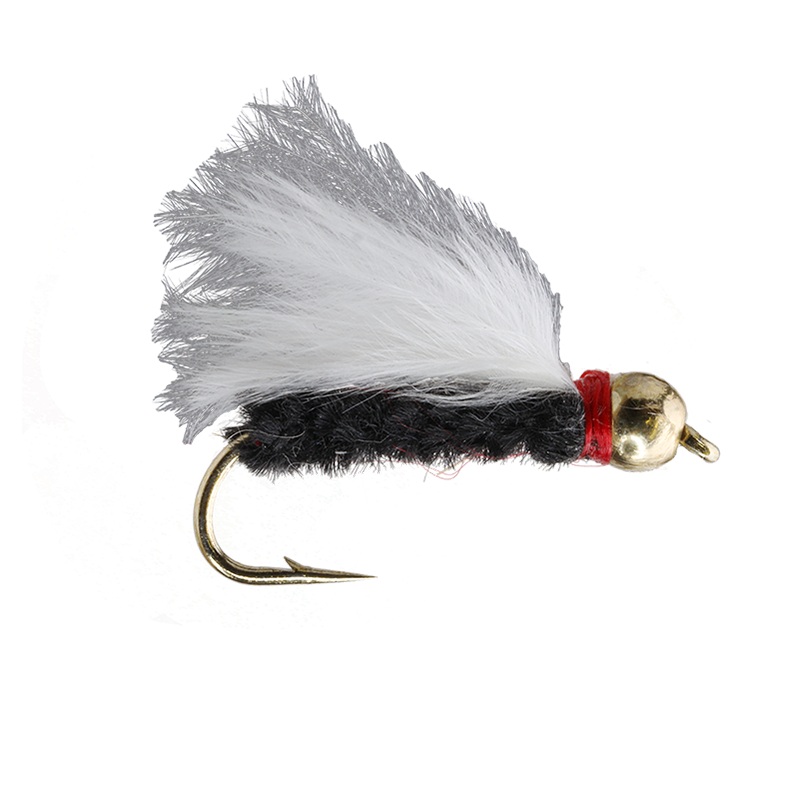 Black/ White Marabou Streamer