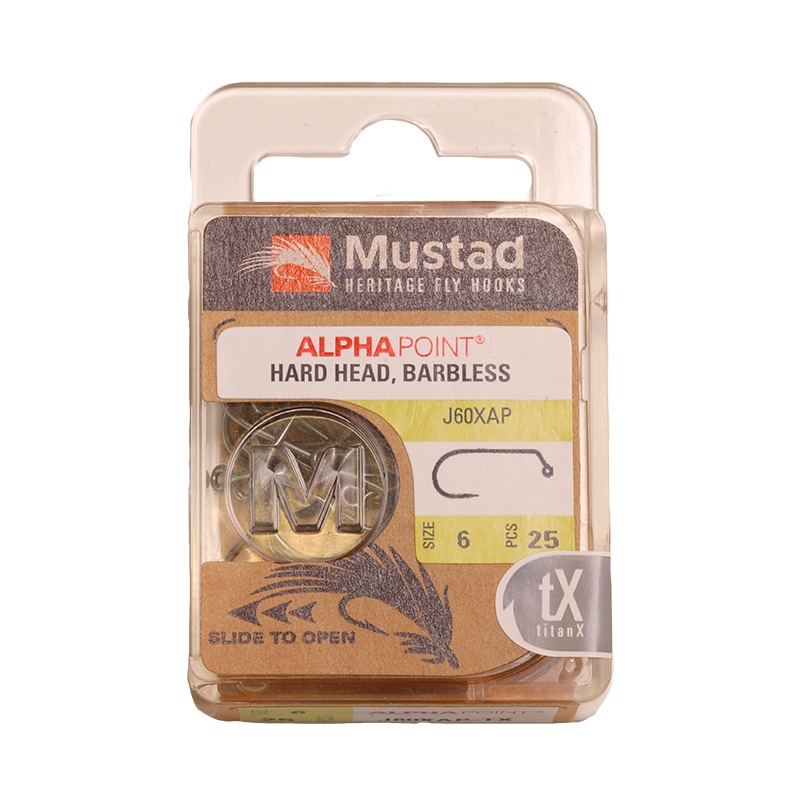 Mustad Barbless Hard Head Hooks