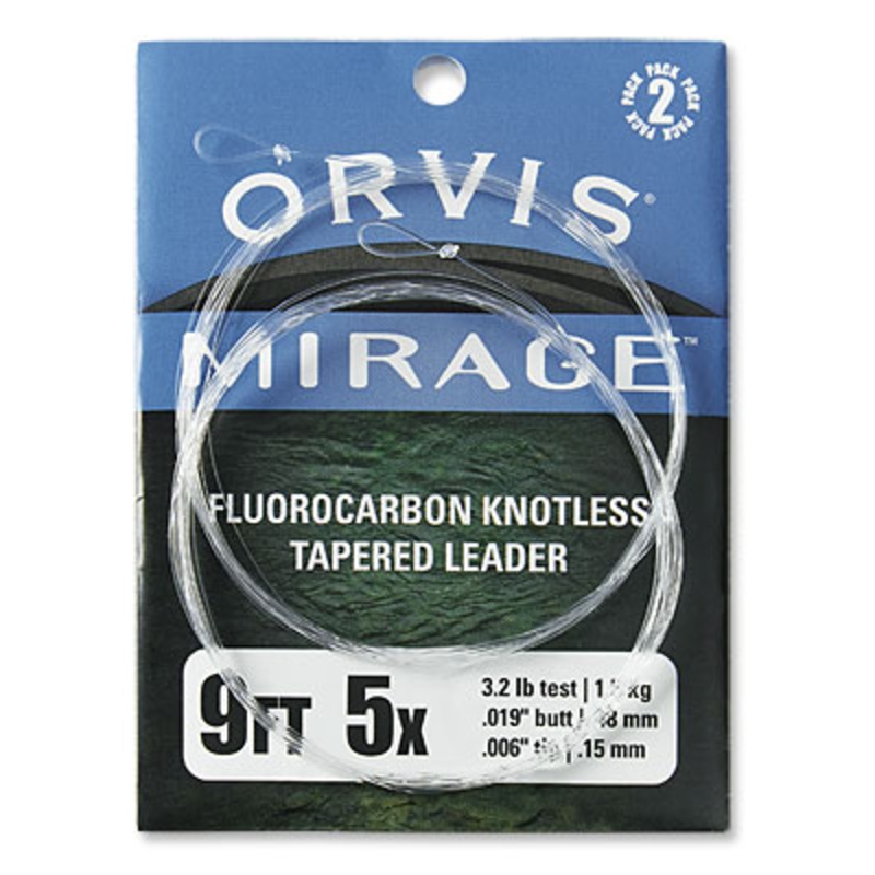 Orvis Mirage Leaders 2PK|0X|1X|2X|3X|4X|5X|6X