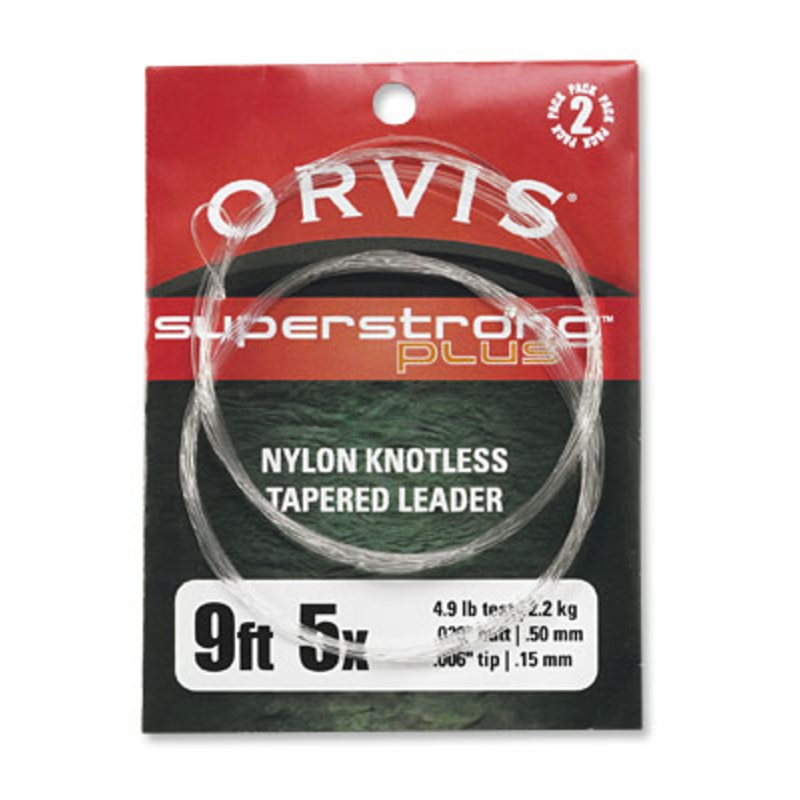 Orvis Superstrong Plus Tapered Leader 2PK