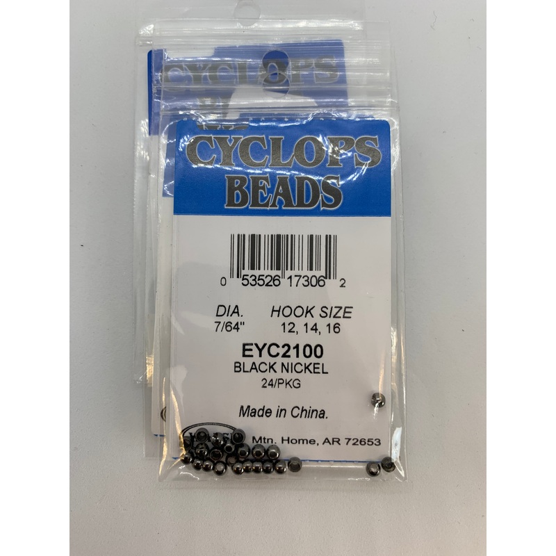 Wapsi Plated Cyclops Beads|1/16|5/64|3/32|7/64|1/8|5/32|3/16|Gold|Copper|Black Nickel|Nickel