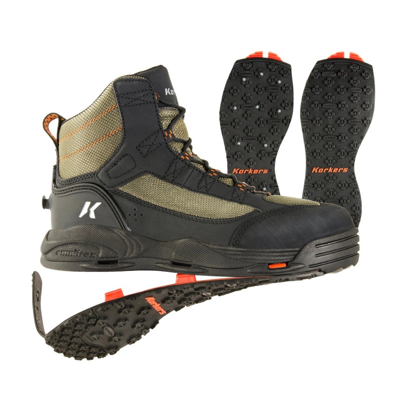 Korkers Greenback|9 Vibram and Studded|10 Vibram and Studded|11 Vibram and Studded|12 Vibram and Studded|13 Vibram and Studded|7