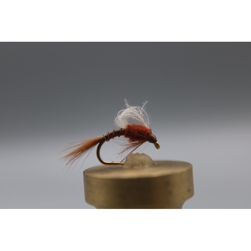 March Brown CDC Loop Wing Emerger Dry